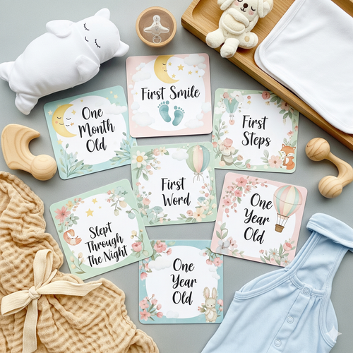 "The First Year" Milestone Cards