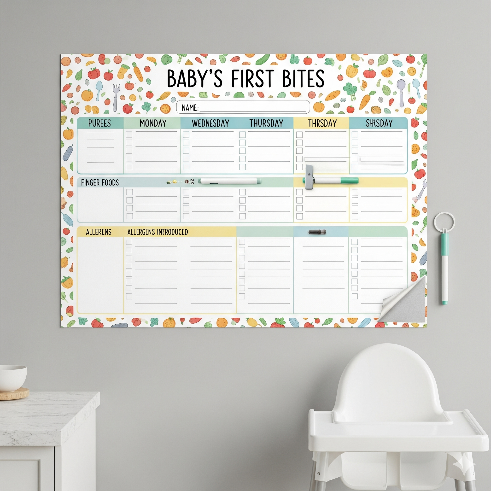 "Baby's First Bites" Weaning Planner